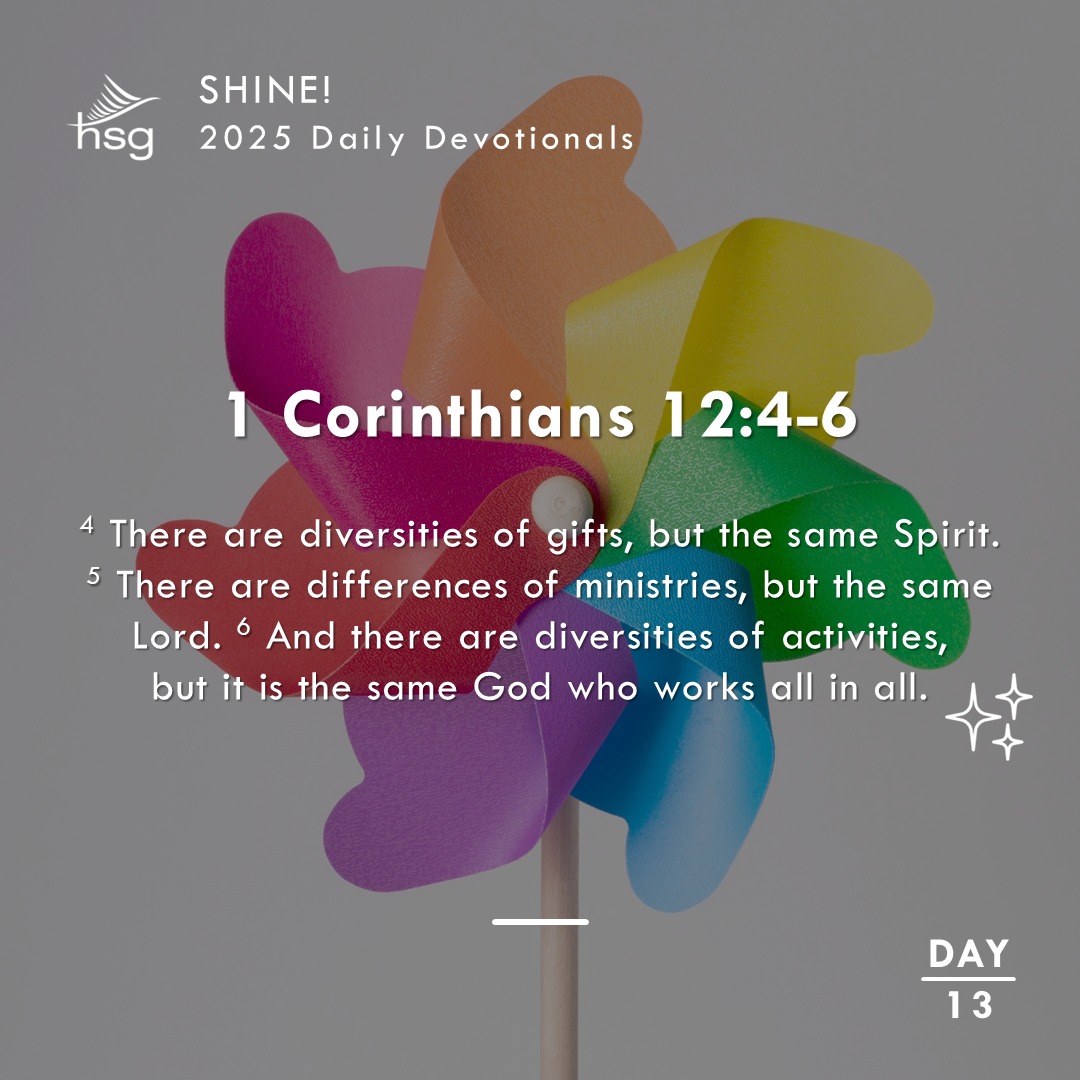 Day 13 – 1 Corinthians 12:4-6