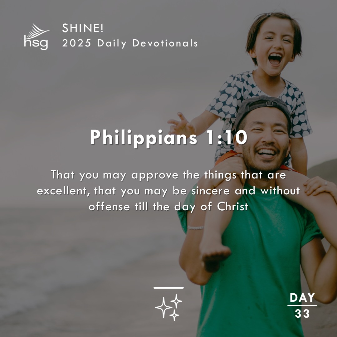 Day 33 – Philippians 1:10