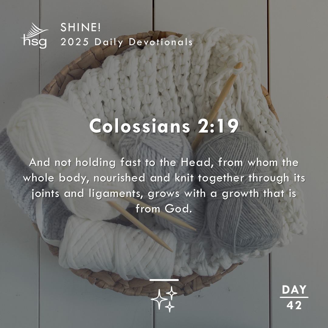 Day 42 – Colossians 2:19