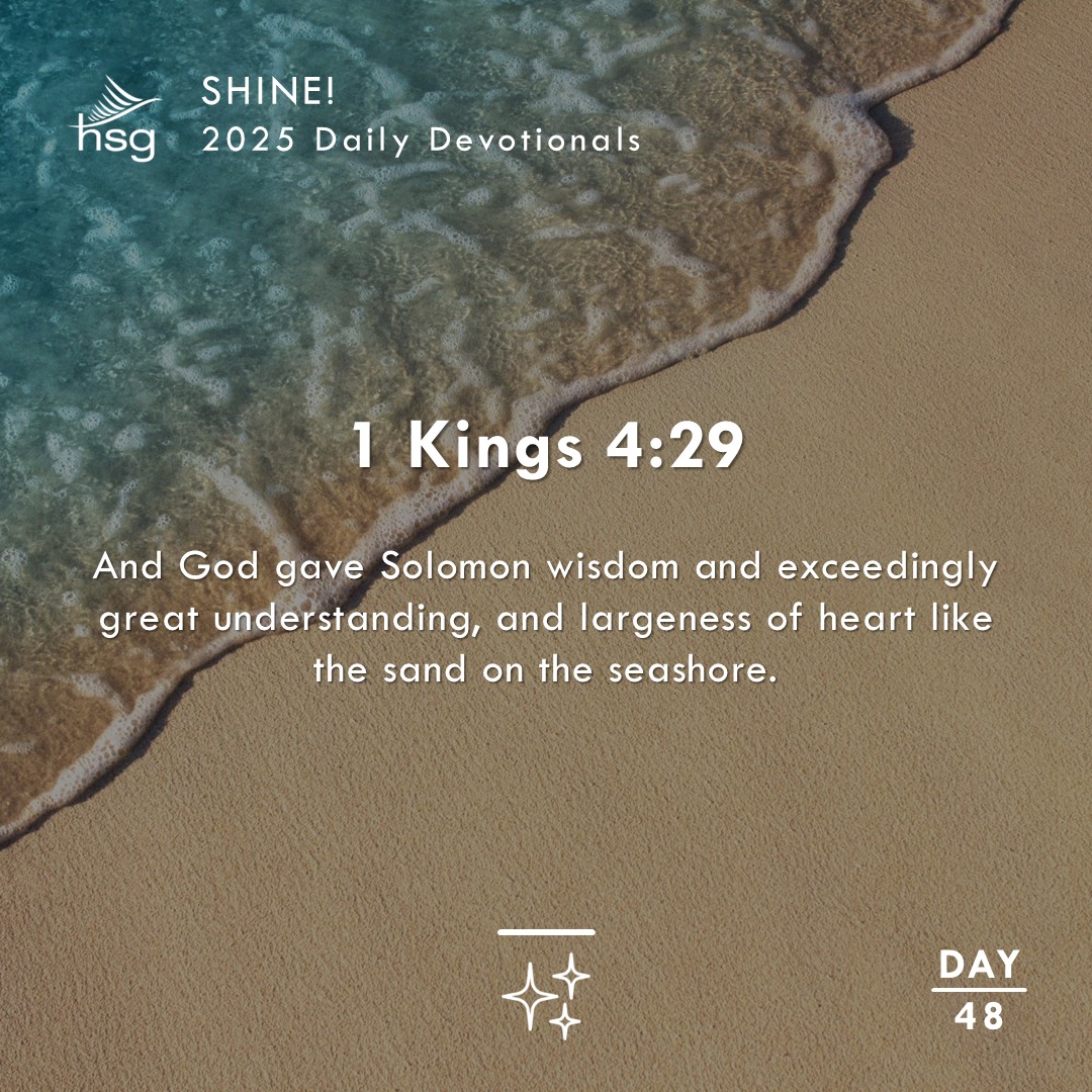 Day 48 – 1 Kings 4:29