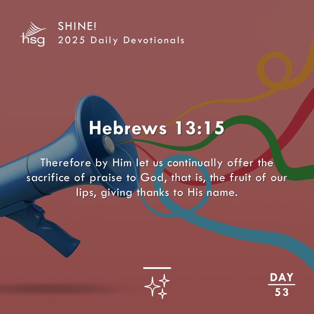 Day 53 – Hebrews 13:15