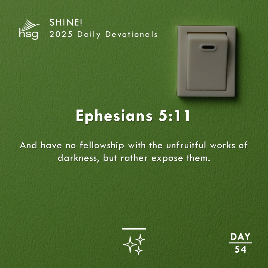 Day 54 – Ephesians 5:11