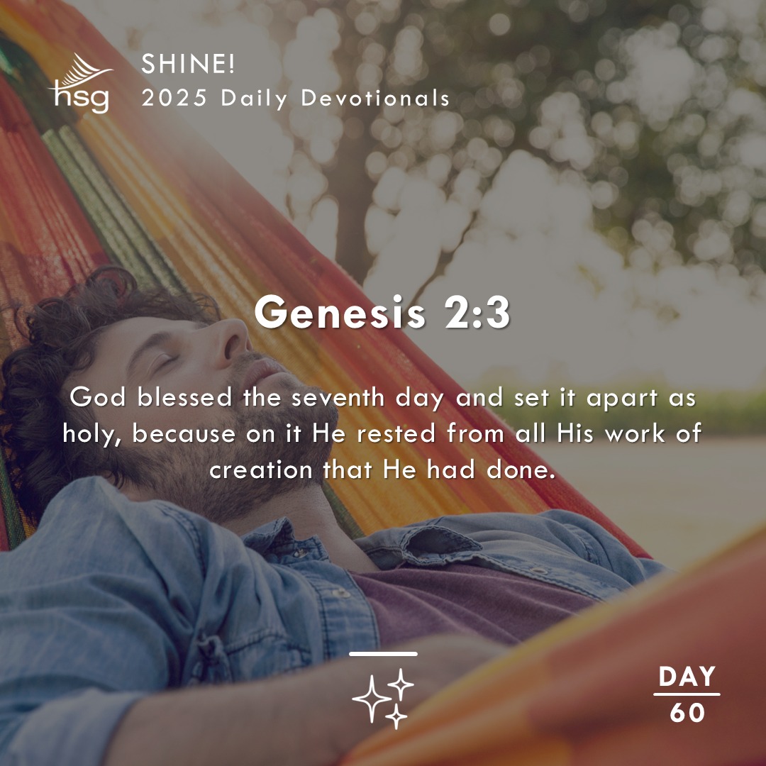 Day 60 – Genesis 2:3