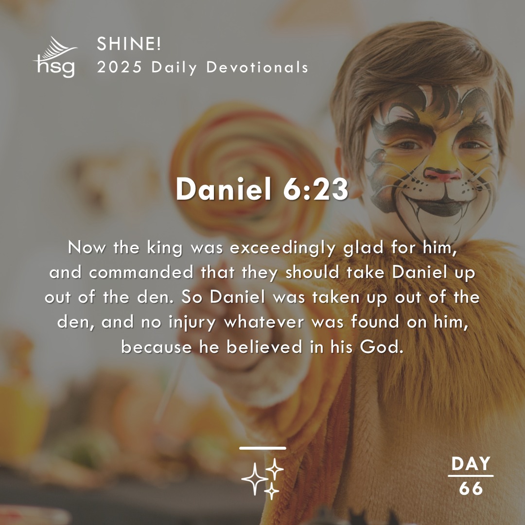 Day 66 – Daniel 6:23