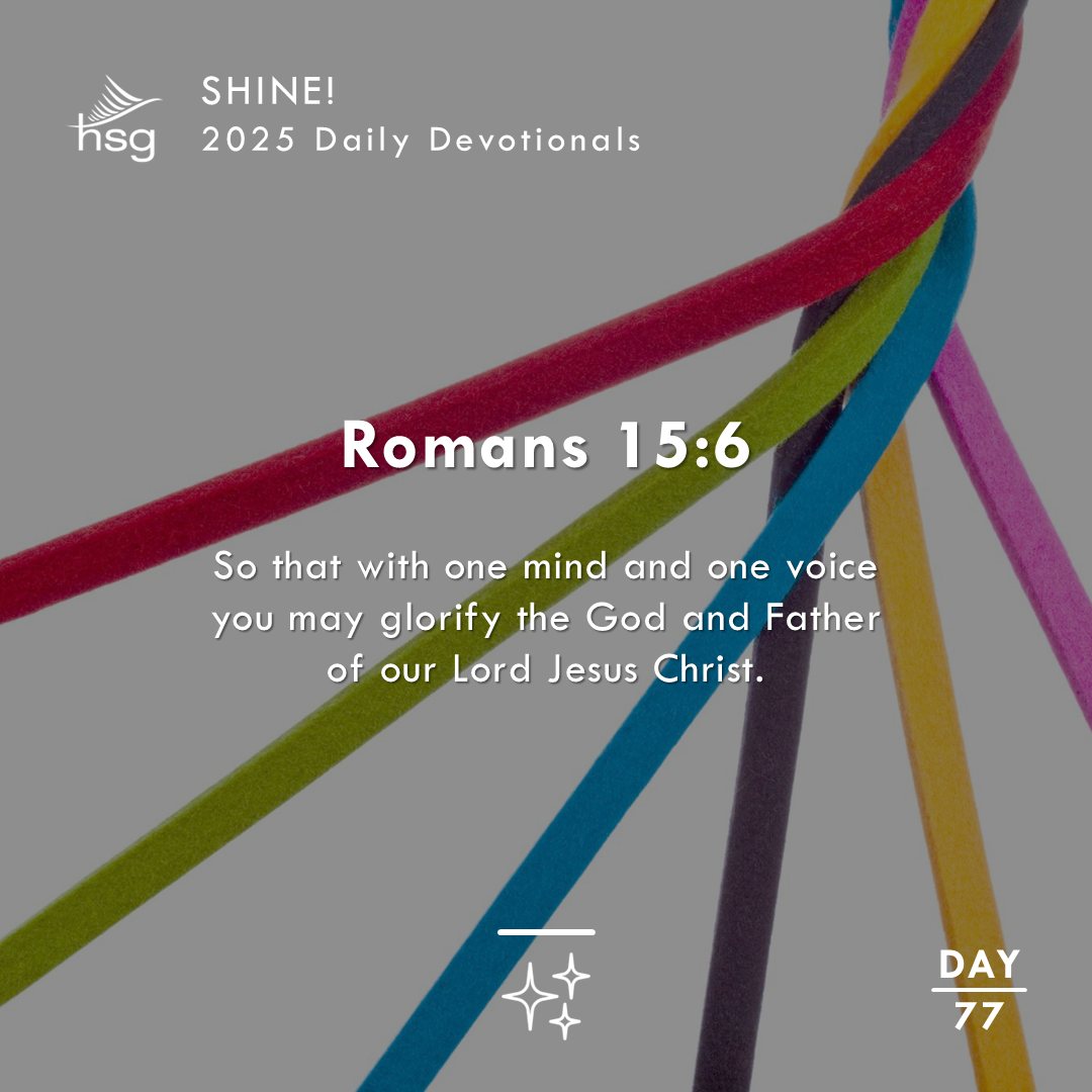 Day 77 – Romans 15:6