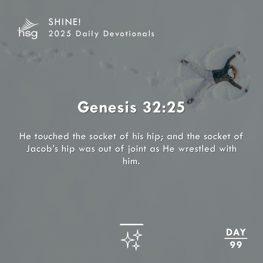 Day 99 – Genesis 32:25