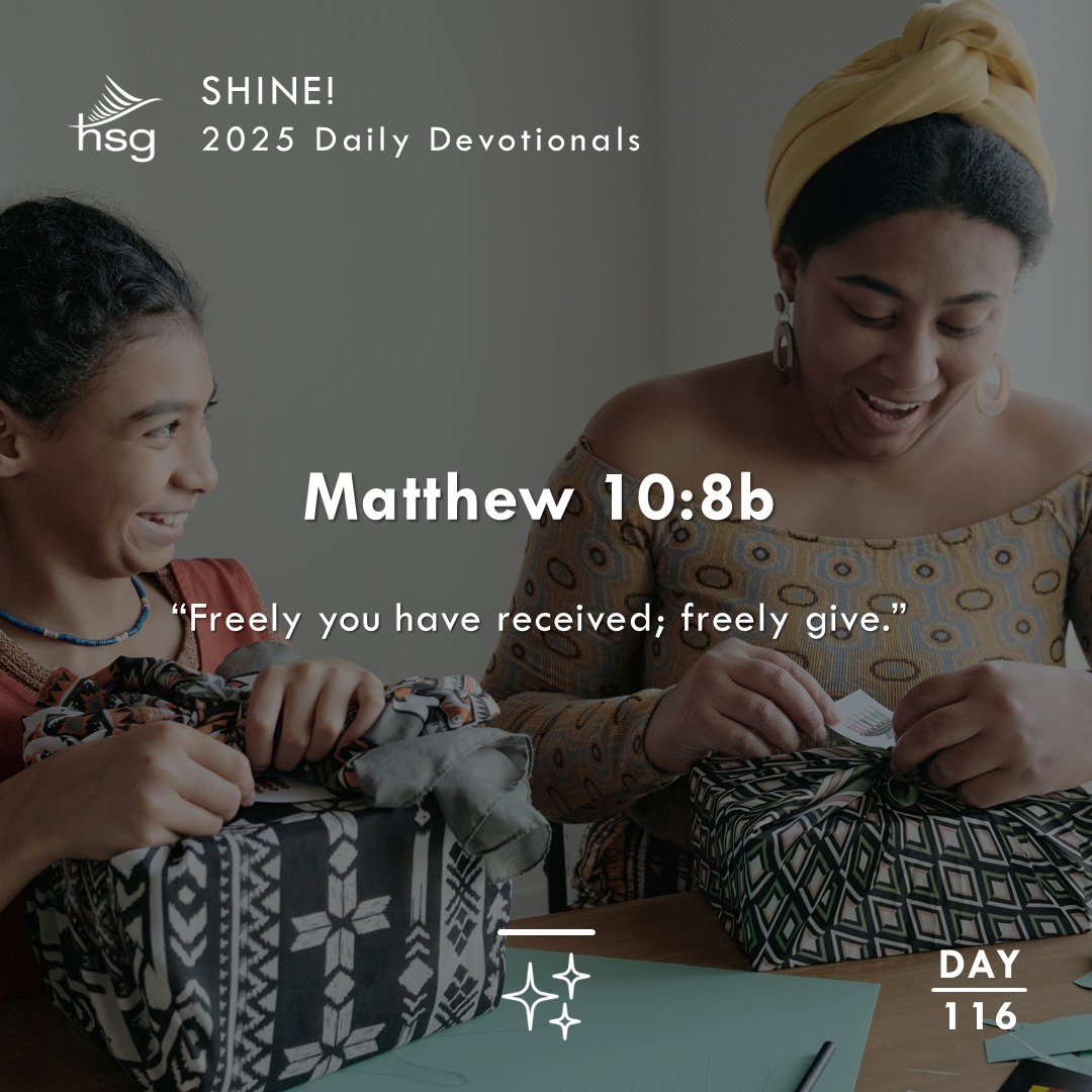 Day 116 – Matthew 10:8b
