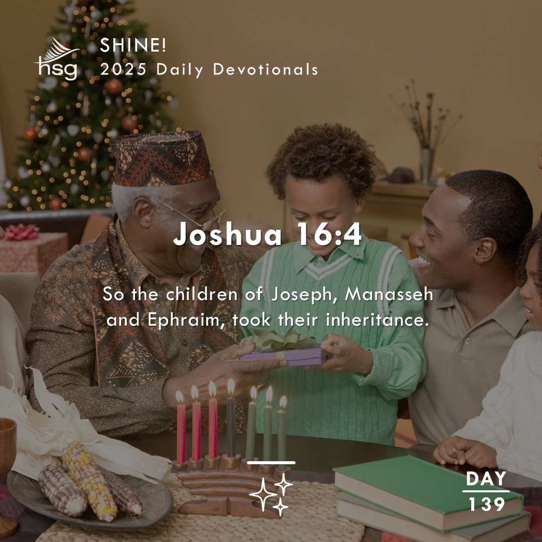 Day 139 – Joshua 16:4