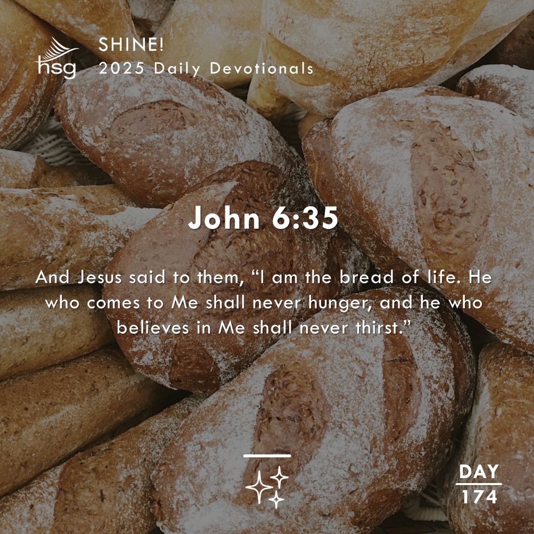 Day 174 – John 6:35