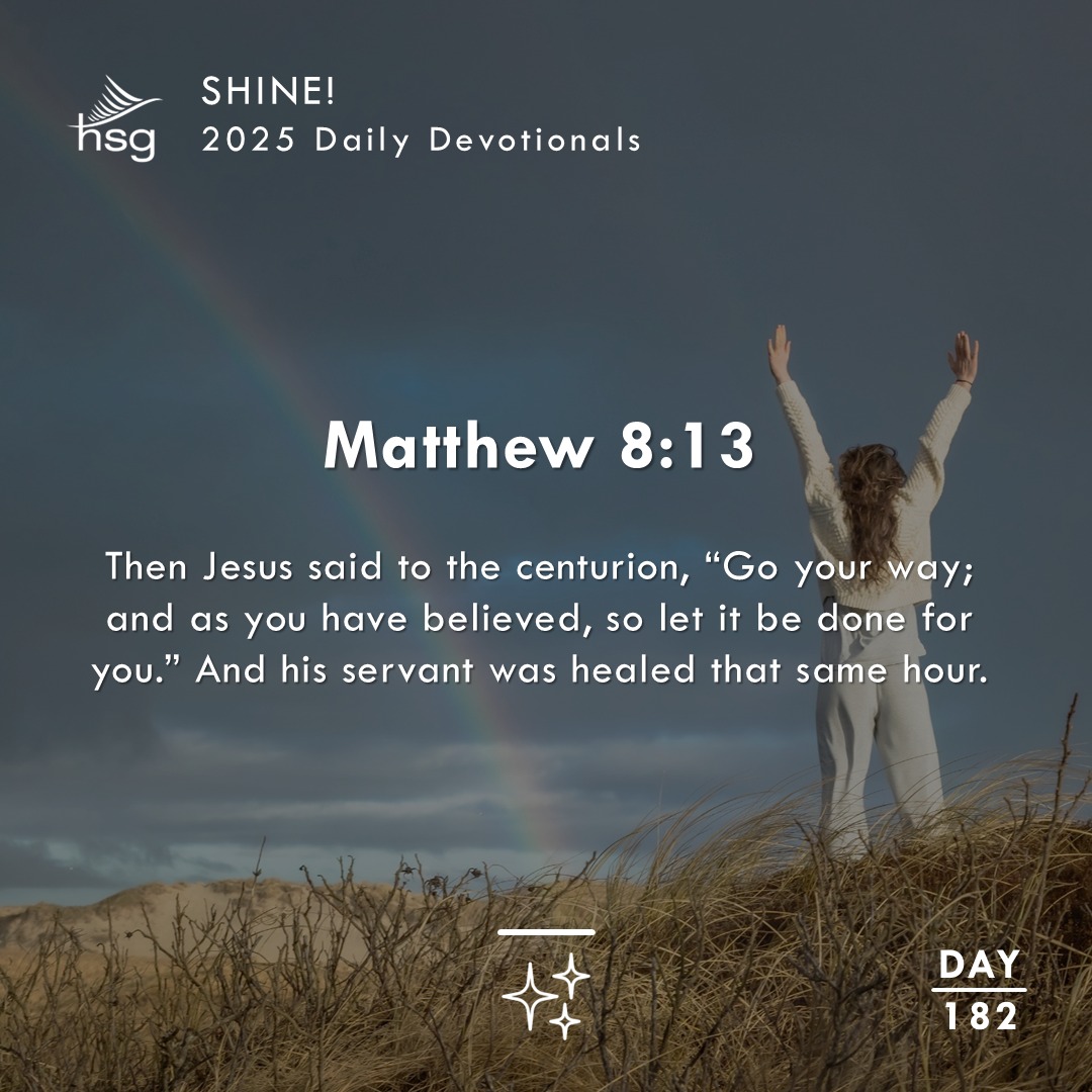 Day 182 – Matthew 8:13