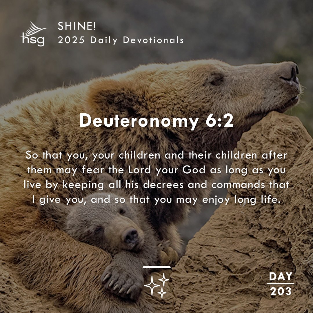Day 203 – Deuteronomy 6:2