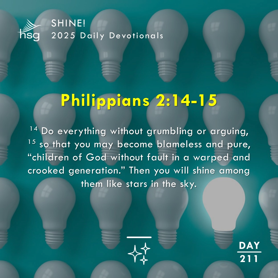 Day 211 – PHILIPPIANS 2:14-15