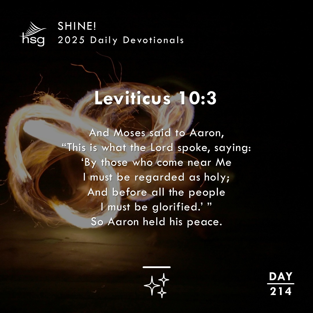 Day 214 – Leviticus 10:3