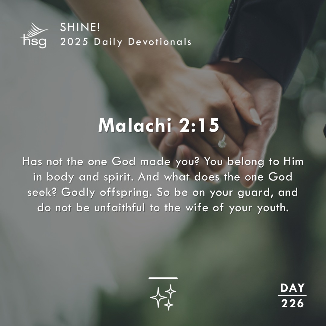 Day 226 – Malachi 2:15