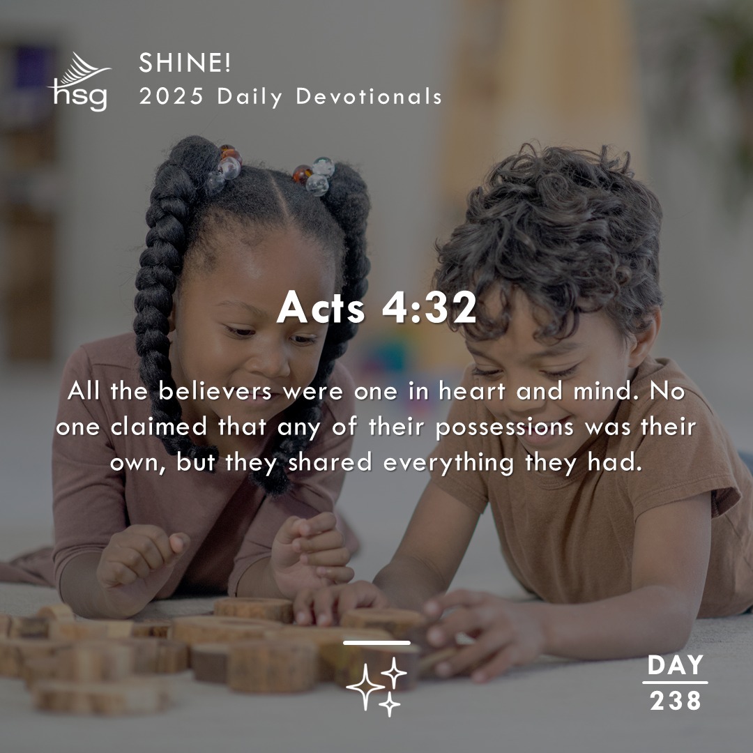 Day 238 – Acts 4:32