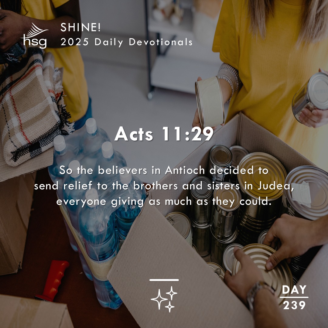 Day 239 – Acts 11:29