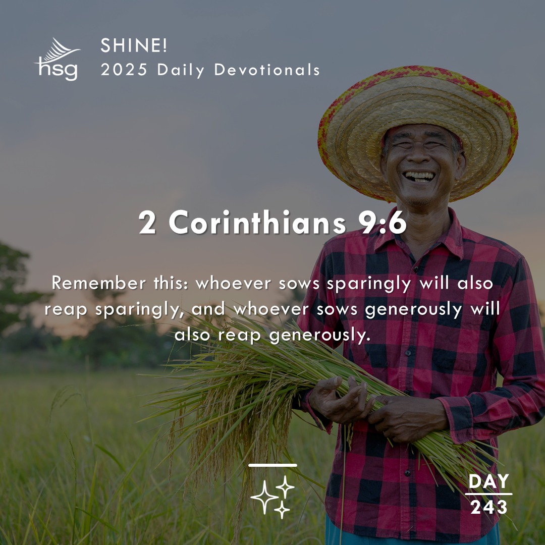 Day 243 – 2 Corinthians 9:6