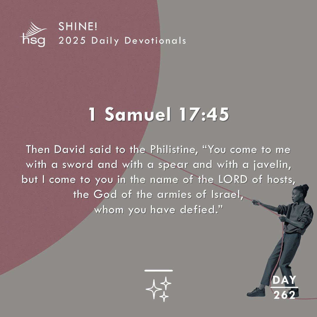 Day 262 – 1 Samuel 17:45