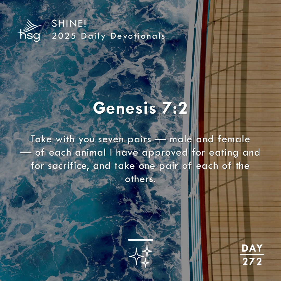 Day 272 – Genesis 7:2