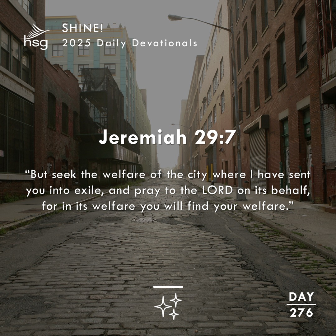 Day 276 – Jeremiah 29:7