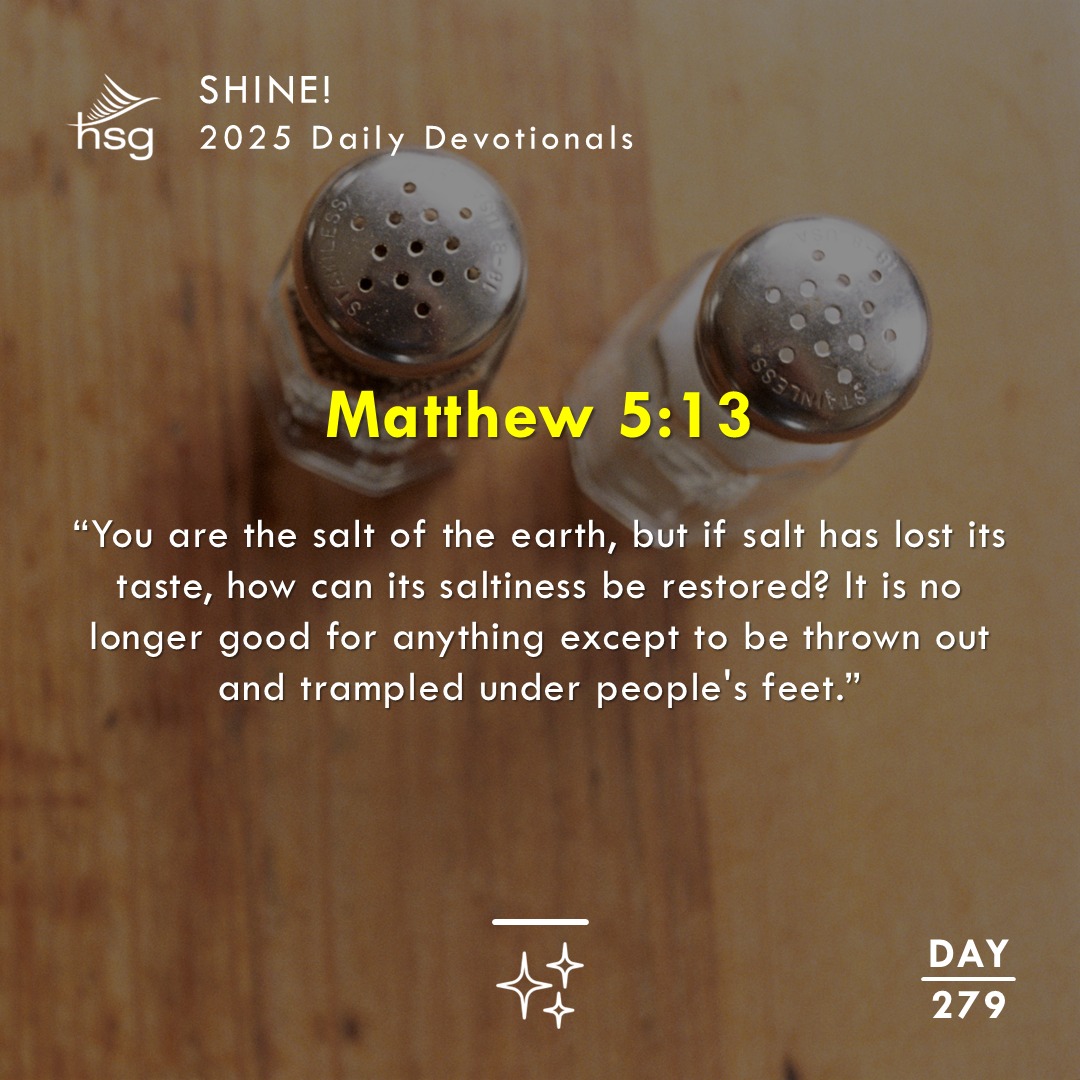Day 279 – MATTHEW 5:13