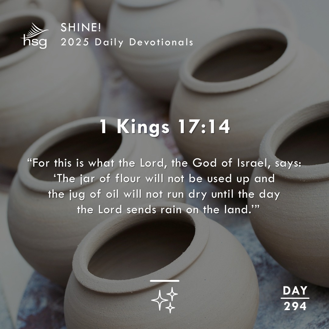 Day 294 – 1 Kings 17:14