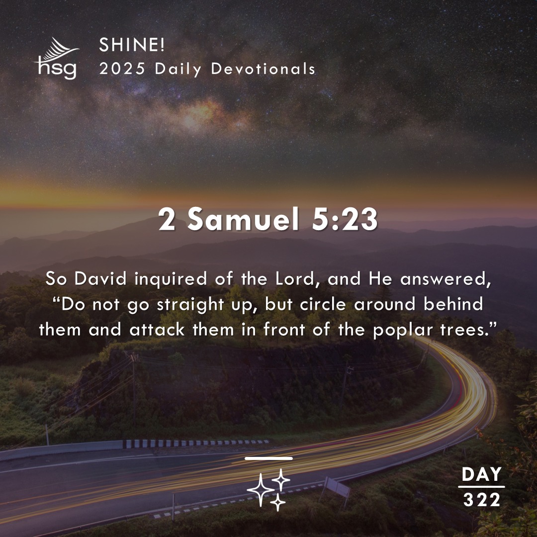 Day 322 – 2 Samuel 5:23