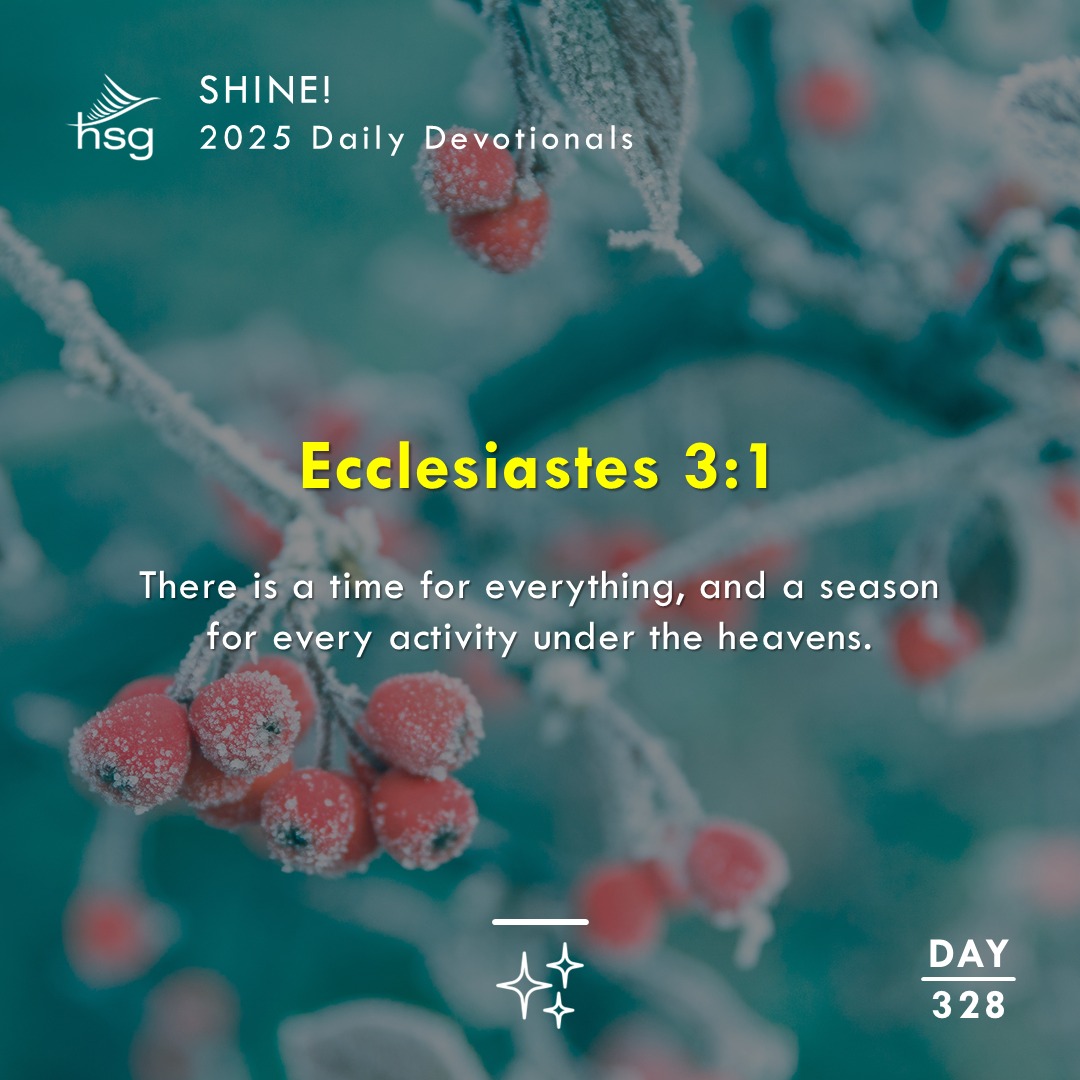 Day 328 – ECCLESIASTES 3:1