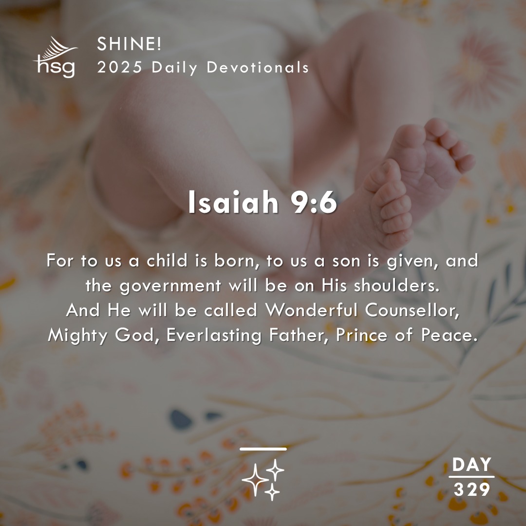 Day 329 – Isaiah 9:6