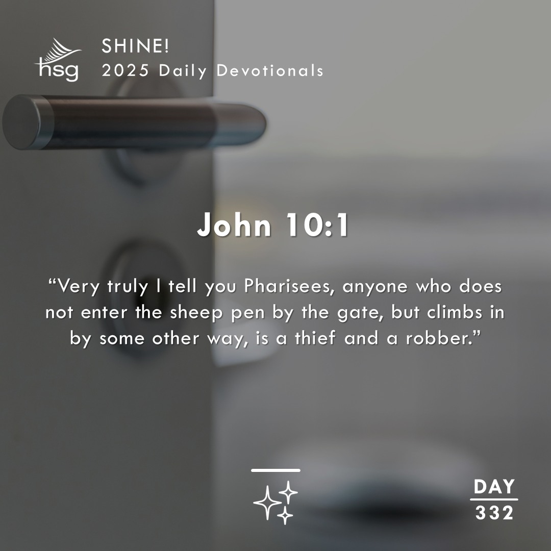 Day 332 – John 10:1