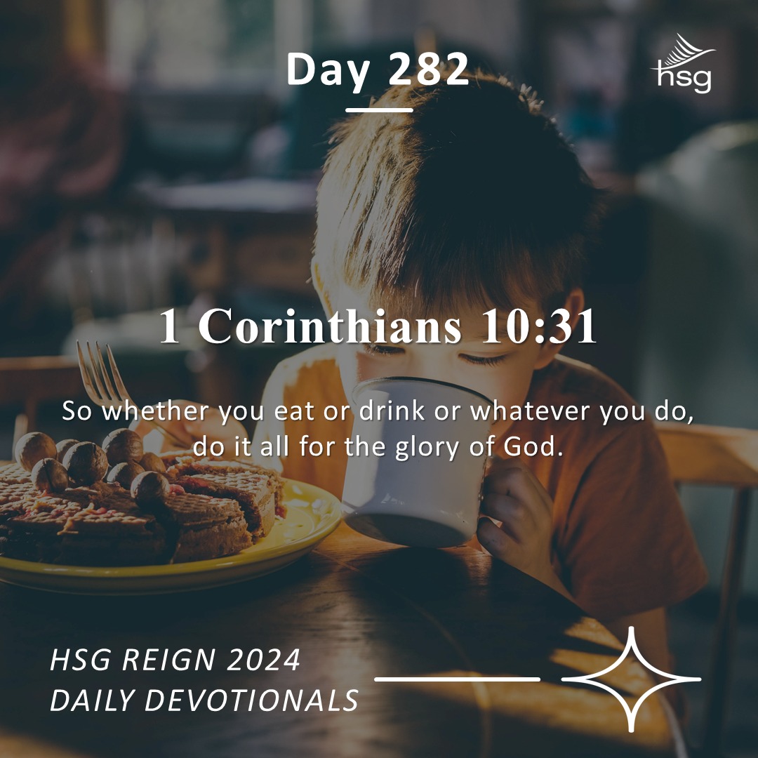 Day 282 – 1 Corinthians 10:31