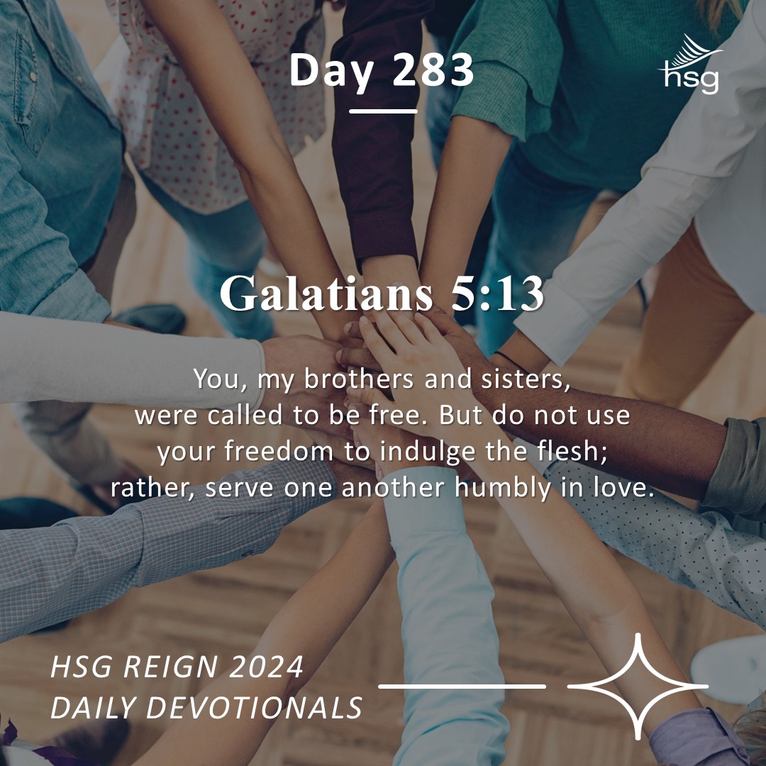 Day 283 – Galatians 5:13