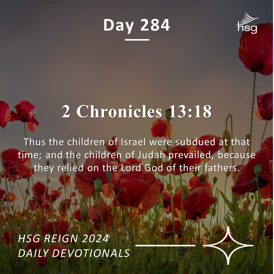 Day 284 – 2 Chronicles 13:18