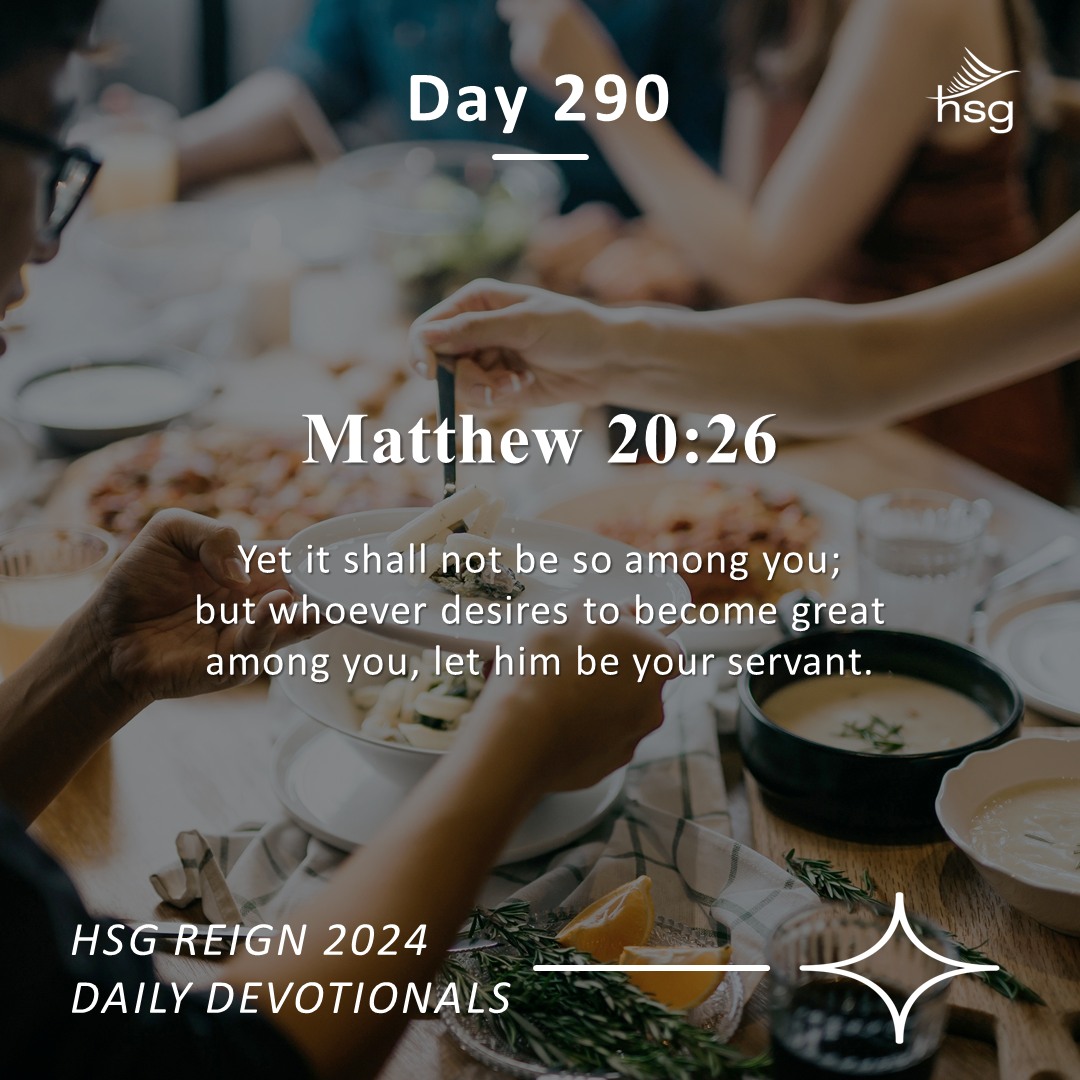 Day 290 – Matthew 20:26