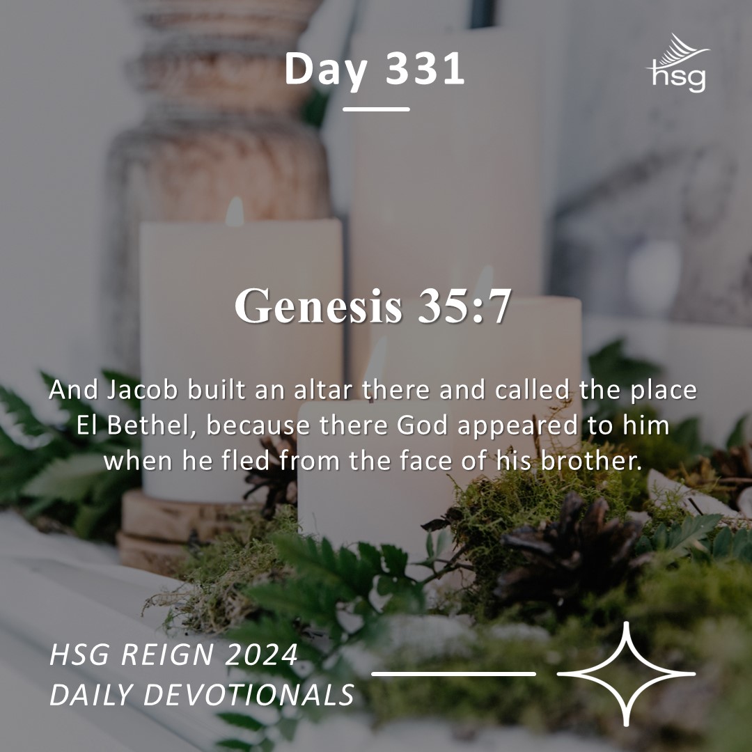 Day 331 – Genesis 35:7