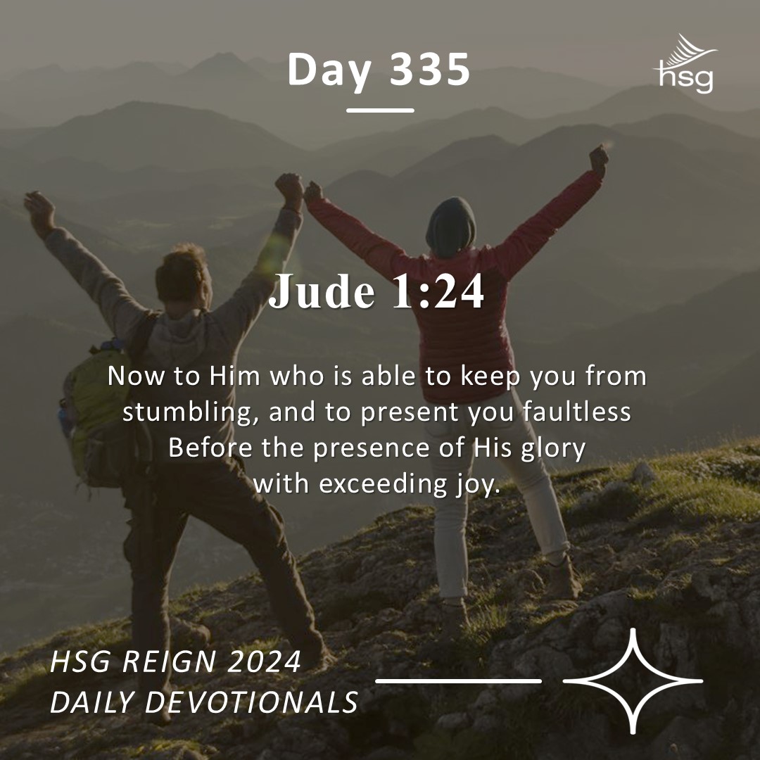 Day 335 – Jude 1:24